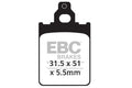 EBC Brakes Klocki hamulcowe EBC SFA186 skuterowe (kpl. na 1 tarcze)