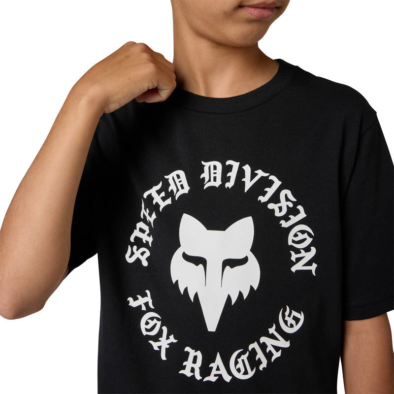 T-SHIRT JUNIOR FOX BADGE ULTRA BLACK
