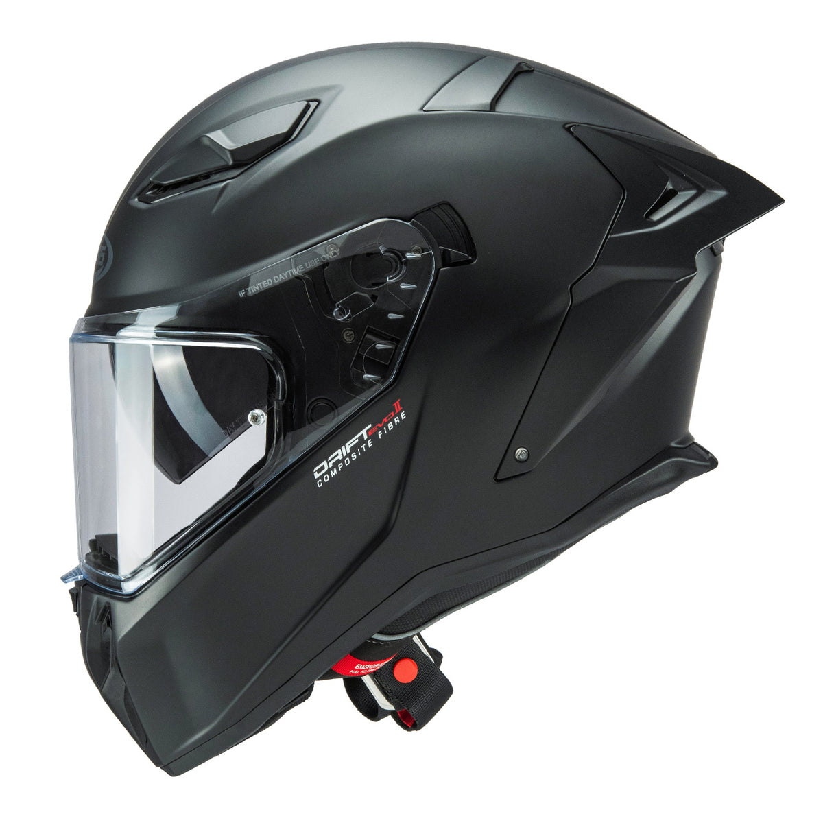 CABERG KASK INTEGRALNY Z BLENDĄ MODEL DRIFT EVO II SOLID (PINLOCK) KOLOR CZARNY MAT (PINLOCK W ZESTAWIE) – zdjęcie 2