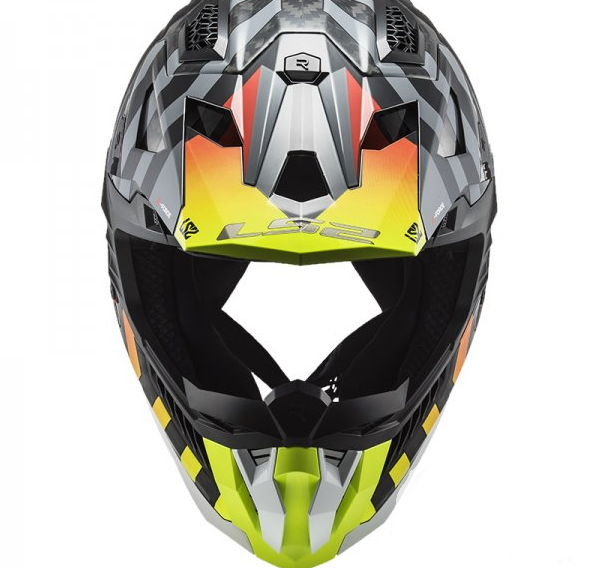 KASK LS2 MX703 C X-FORCE BARRIER YEL. RED-06