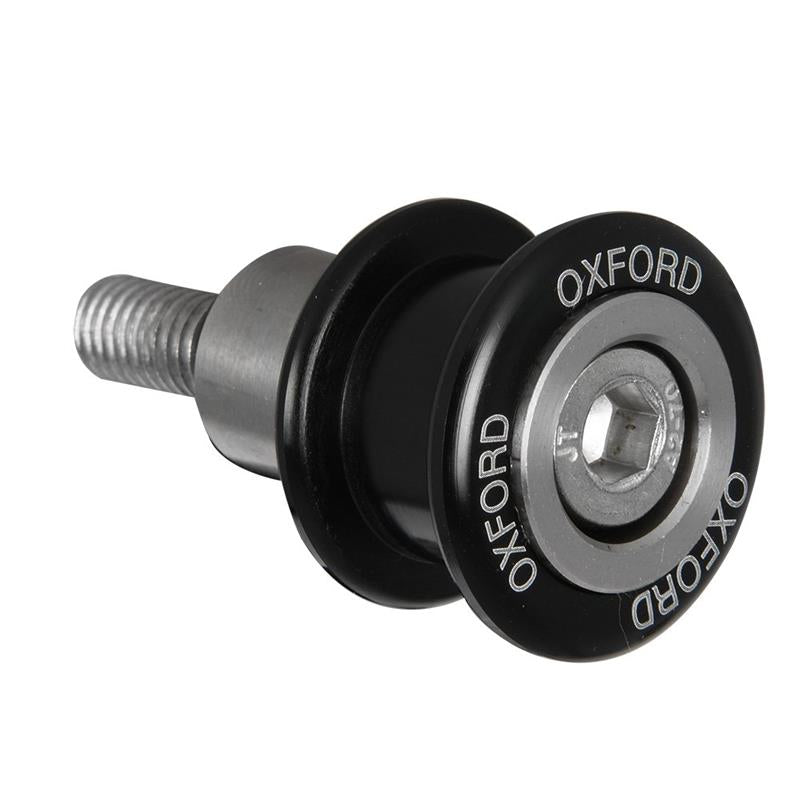 OXFORD SPINNERS PREMIUM ROLKI (SLIDERY) WKRĘCANE DO WAHACZA M10X1,5 Z ŁOŻYSKIEM KOLOR CZARNY – zdjęcie 3