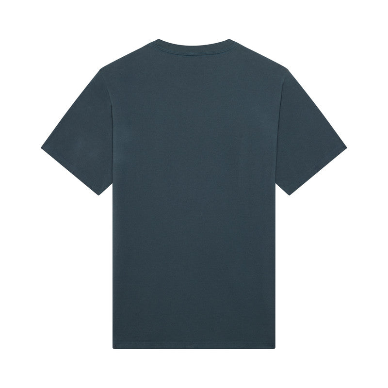 T-SHIRT FOX BLOCK 195 ORIGINAL DEEP COBALT