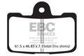 EBC Brakes Klocki hamulcowe EBC FA454/4HH wzmacniane (kpl. na 1 tarcze)