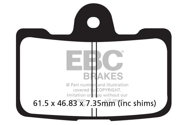 EBC Brakes Klocki hamulcowe EBC FA454/4HH wzmacniane (kpl. na 1 tarcze)