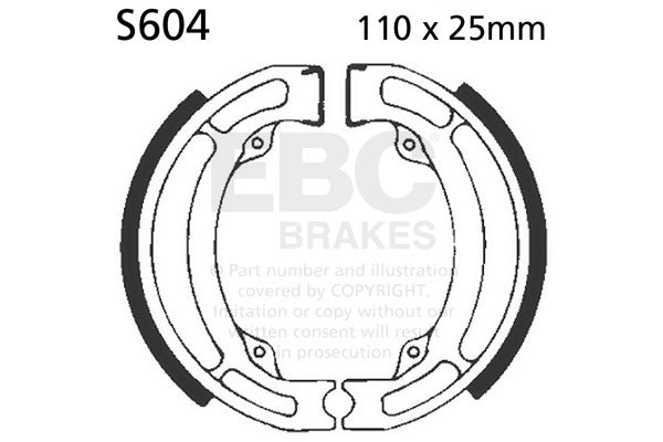 EBC Brakes Szczęki hamulcowe EBC S604 (1 kpl.)