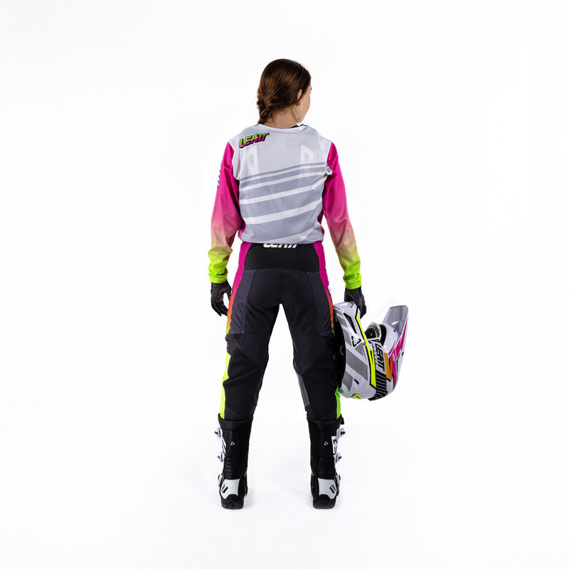 STRÓJ OFFROADOWY BLUZA I SPODNIE JUNIOR LEATT RIDE KIT 3.5 RETRO PINK S