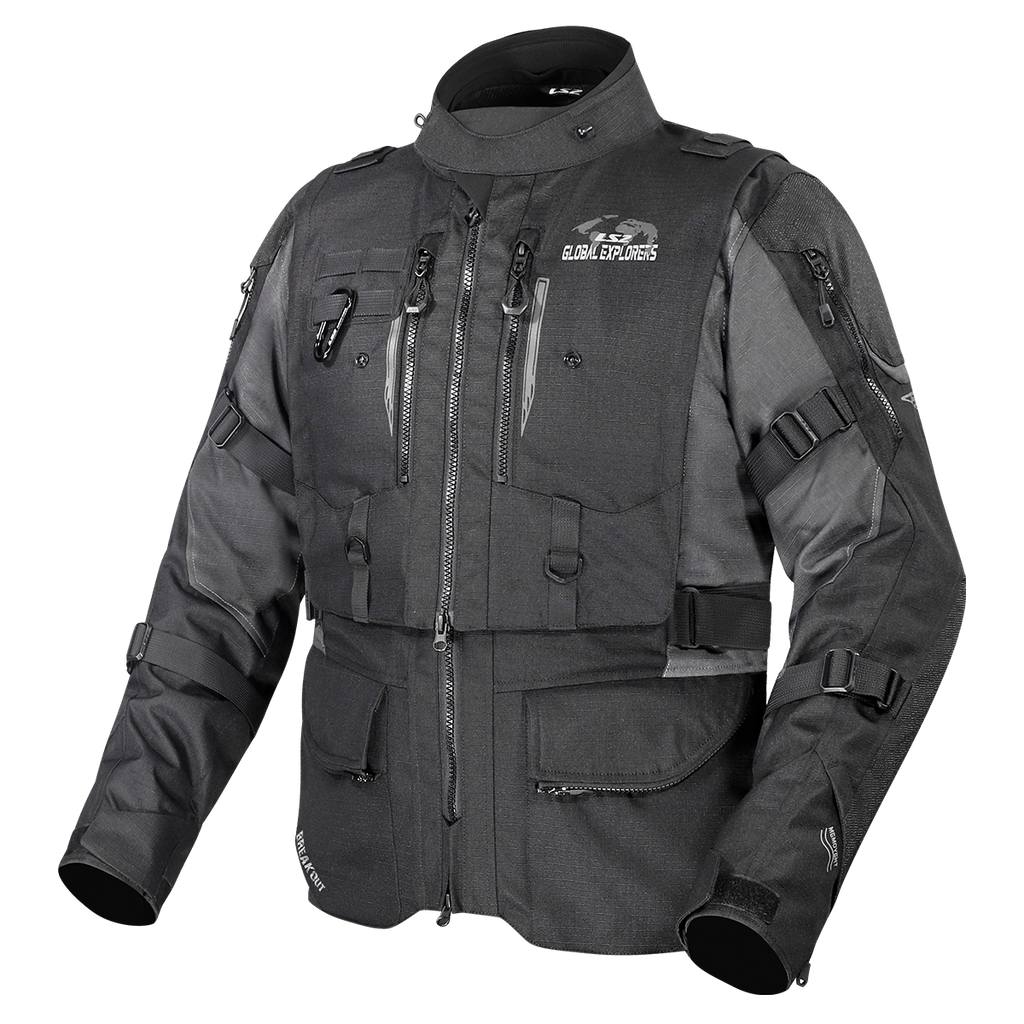 KURTKA LS2 BREAKOUT MAN BLACK SMOKE