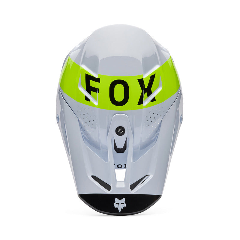 KASK MOTOCYKLOWY FOX V3 TINE WHITE