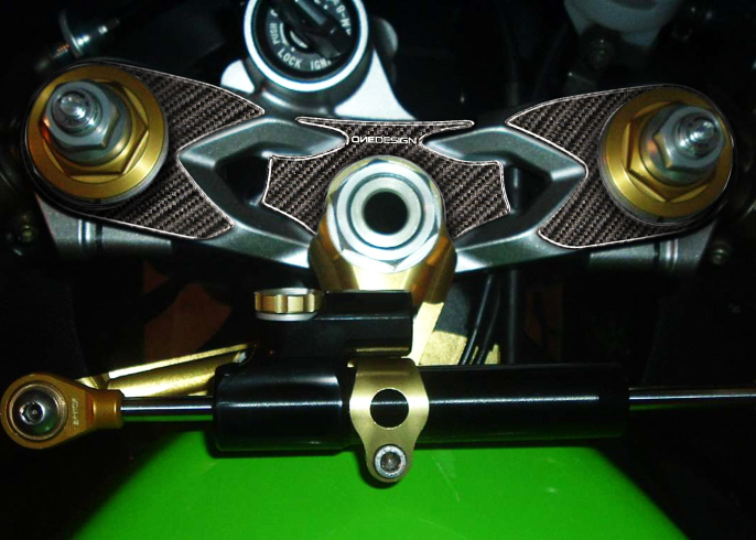 ONEDESIGN Naklejka na półkę kierownicy ZX6R 2005-2006