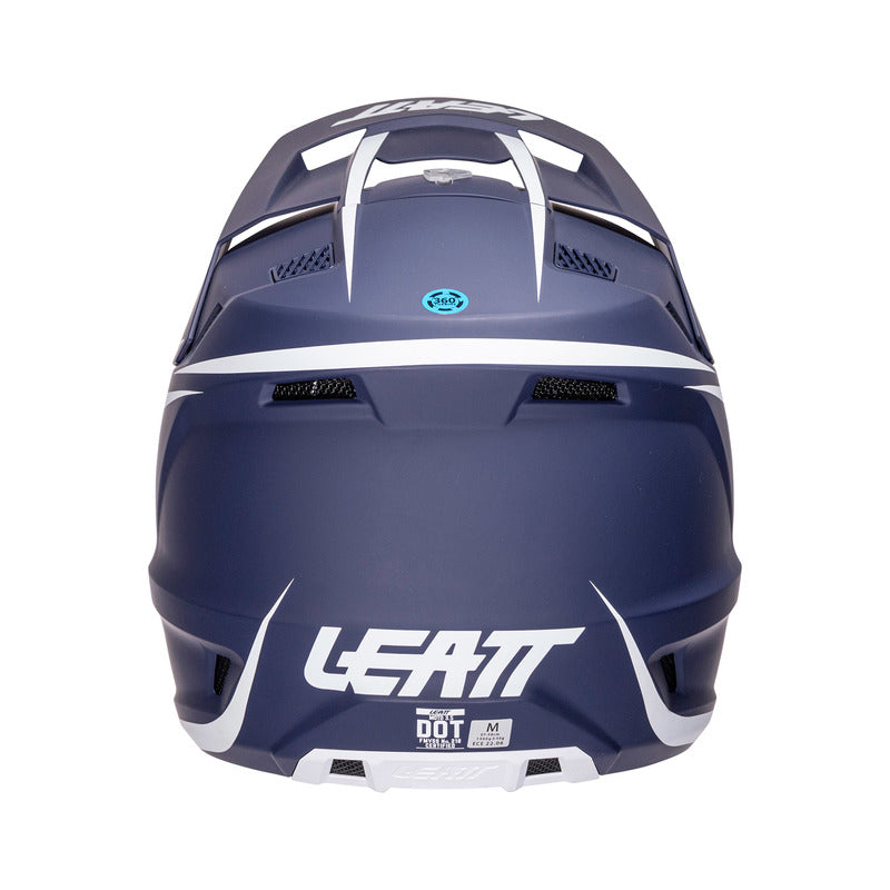 KASK MOTOCYKLOWY Z GOGLAMI LEATT KIT MOTO 3.5 BLUE