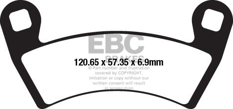 EBC Brakes Klocki hamulcowe EBC SXR656HH Side By Side Race Formula (kpl. na 1 tarcze)