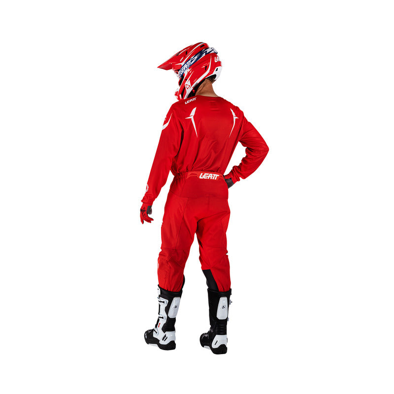 STRÓJ OFFROADOWY BLUZA I SPODNIE LEATT RIDE KIT MOTO 3.5 RED XS