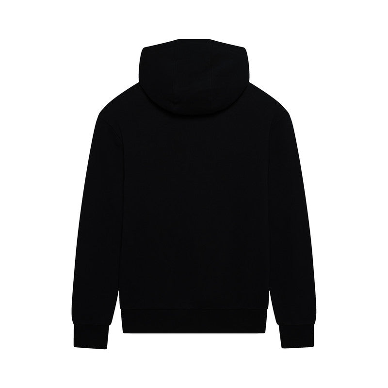 BLUZA Z KAPTUREM DAMSKA FOX CHECKER FLEECE PO BLACK