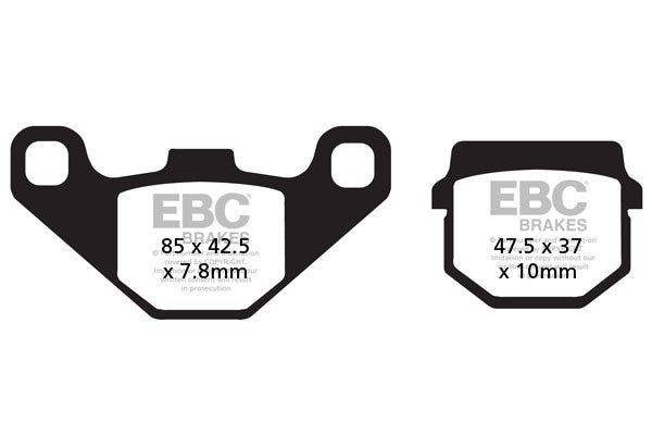 EBC Brakes Klocki hamulcowe EBC FA083/2TT (kpl. na 1 tarcze)