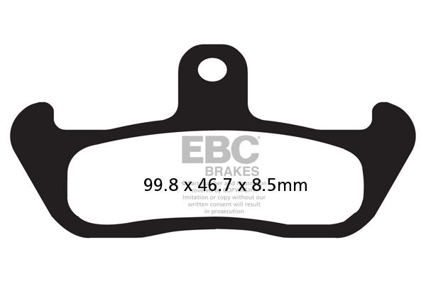 EBC Brakes Klocki hamulcowe EBC FA134 (kpl. na 1 tarcze)