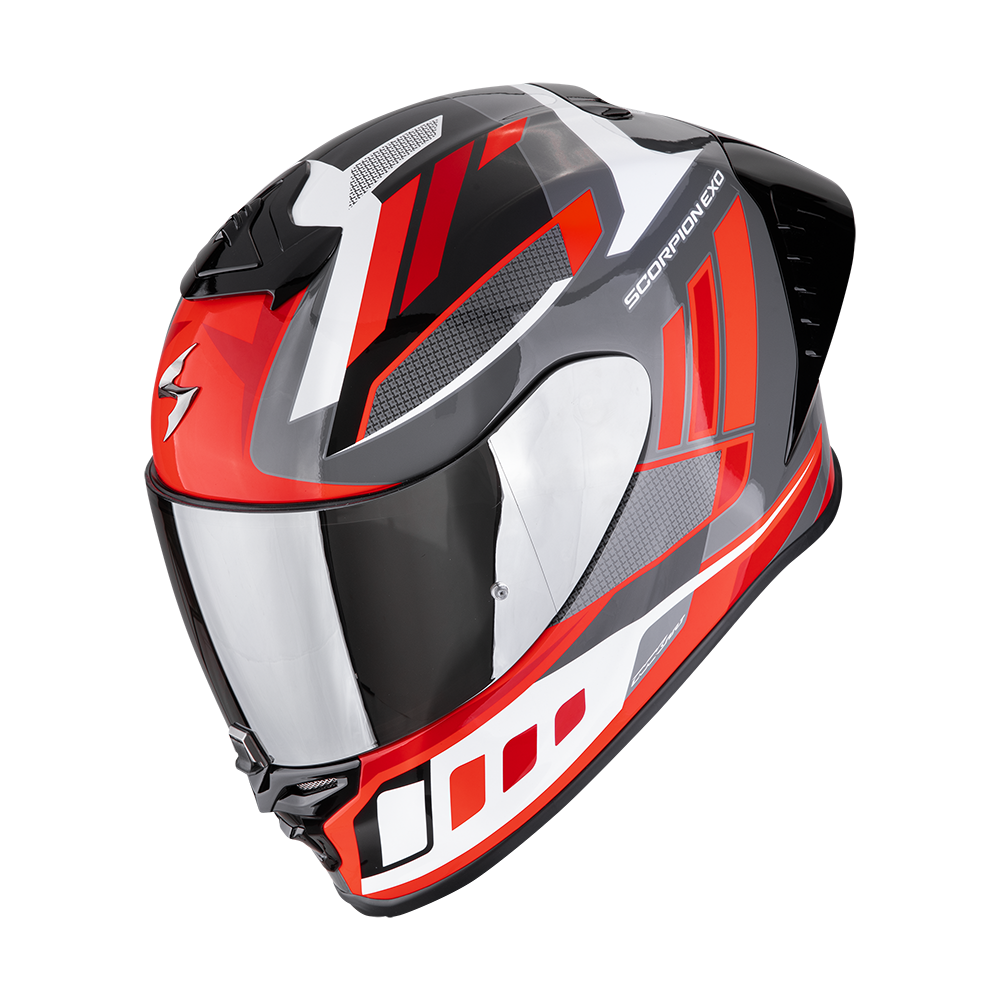 SCORPION KASK EXO-R1 II AIR VITAL GREY-WH-RED