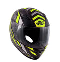 KAPPA KASK KJ04 EVO PROX JUNIOR INTEGRALNY FULLFACE KOLOR / CZARNY / ŻÓŁTY FLUO MATT (HOMOLOGACJA ECE 22R06)