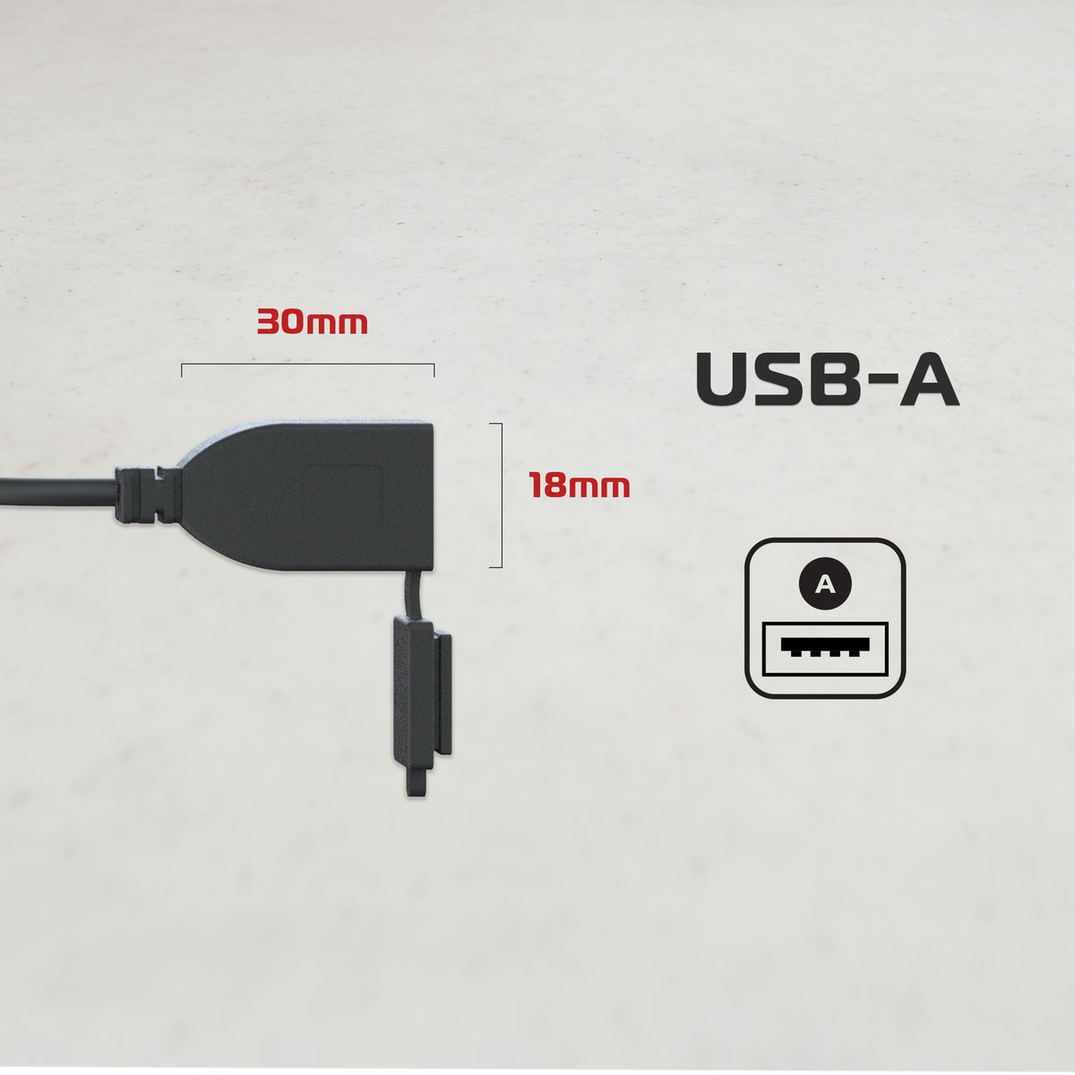 OXFORD GNIAZDO USB A 3.0 DO ŁADOWANIA URZĄDZEN MOBILNYCH / NAWIGACJI ITD – zdjęcie 2