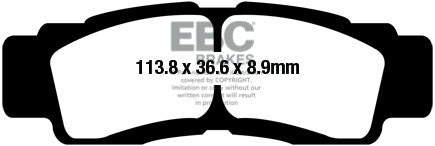 EBC Brakes Klocki hamulcowe EBC FA676R (kpl. na 1 tarcze)