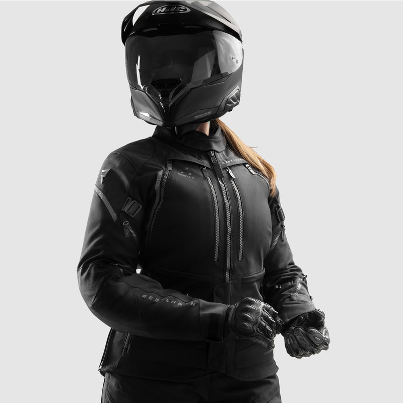 KURTKA MOTOCYKLOWA TEKSTYLNA DAMSKA REBELHORN HARDY 3.0 BLACK WXS