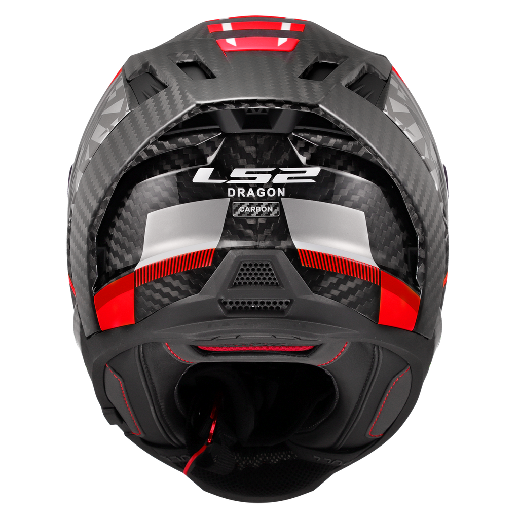 KASK LS2 FF807 DRAGON TRAX RED