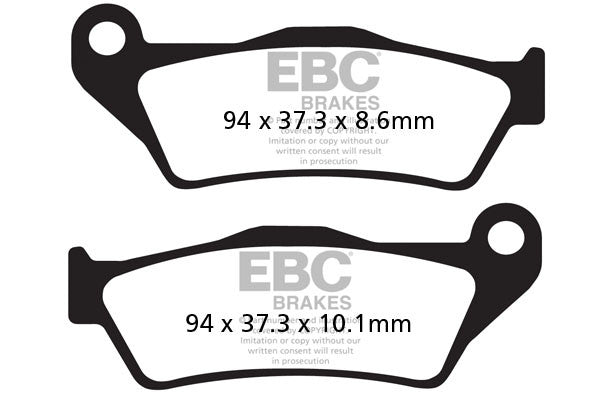 EBC Brakes Klocki hamulcowe EBC FA363V V-PAD (kpl. na 1 tarcze)