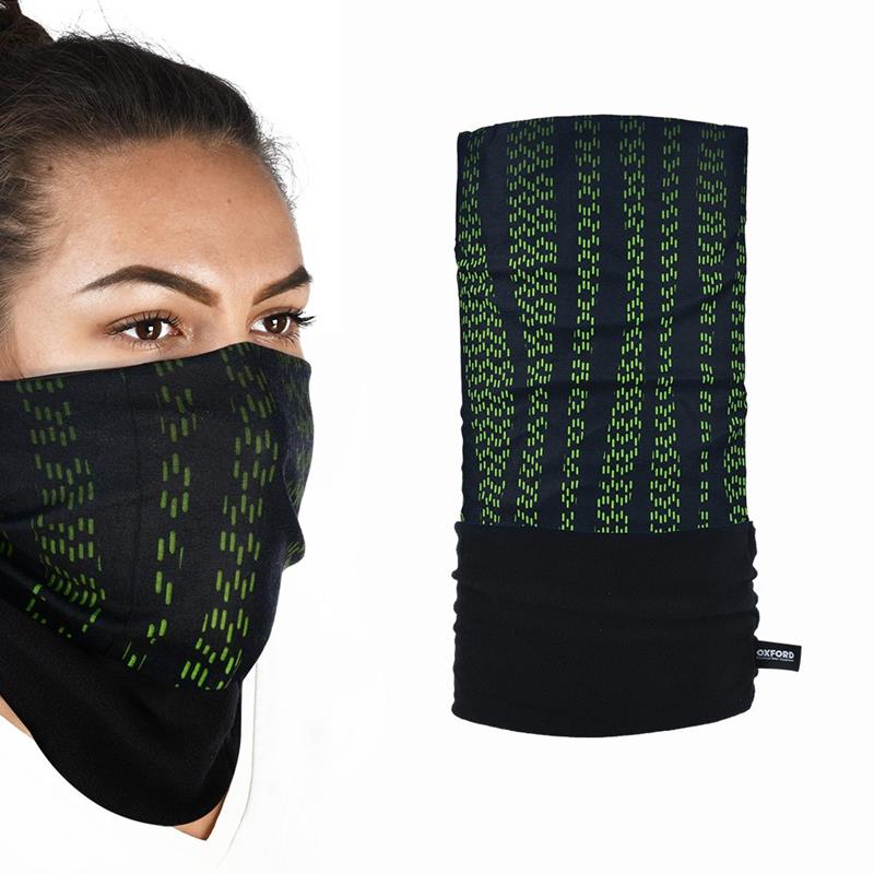 OXFORD KOŁNIERZ OCIEPLAJĄCY SNUG HASTE GREEN KOLOR CZARNY/ZIELONY – zdjęcie 3