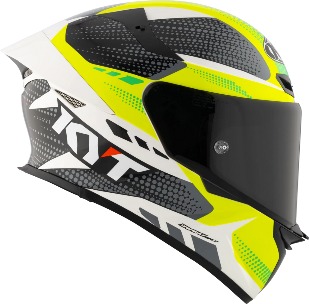 Kask motocyklowy KYT TT-REVO GEAR Czarny/Żółty