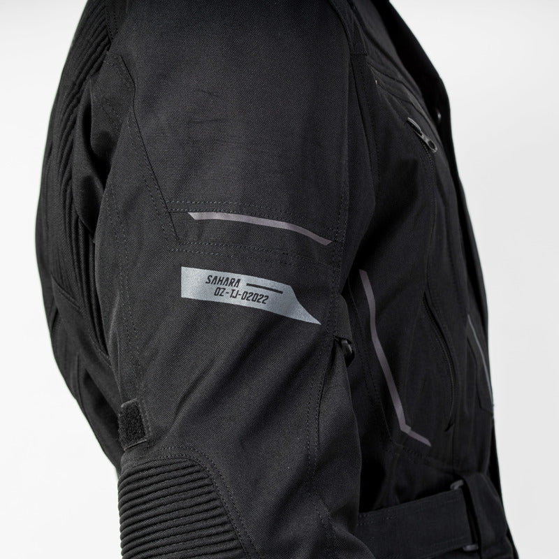 KURTKA MOTOCYKLOWA TEKSTYLNA OZONE SAHARA BLACK
