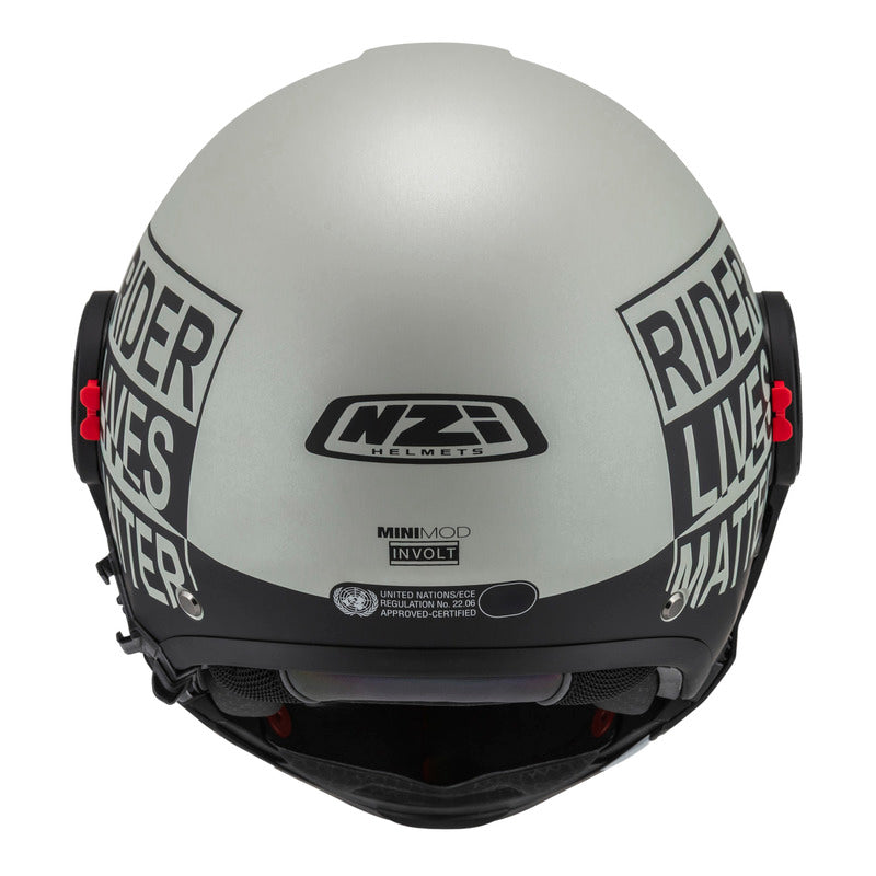 KASK MOTOCYKLOWY NZI MINIMOD DUO INVOLT GREYBLACK GREY MATT XS