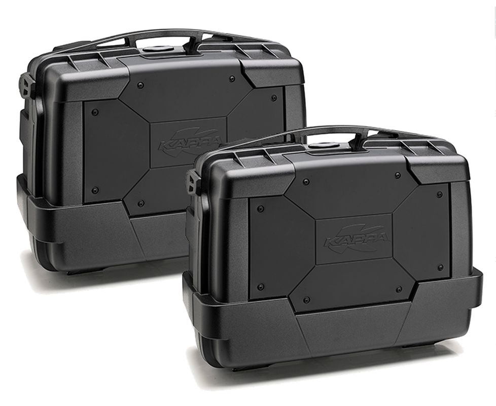 KAPPA KUFRY BOCZNE 33L MONOKEY KGR33N GARDA BLACK LINE LITE (PARA = 2SZT) + DODATKOWY ZAMEK