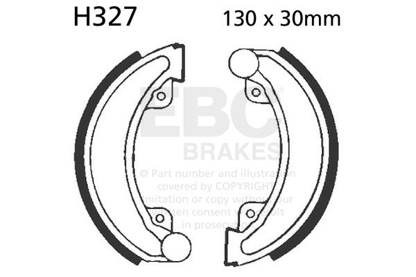 EBC Brakes Szczęki hamulcowe EBC H327 (1 kpl.)