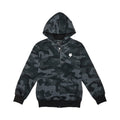 BLUZA Z KAPTUREM NA ZAMEK JUNIOR FOX HEAD BLACK CAMO