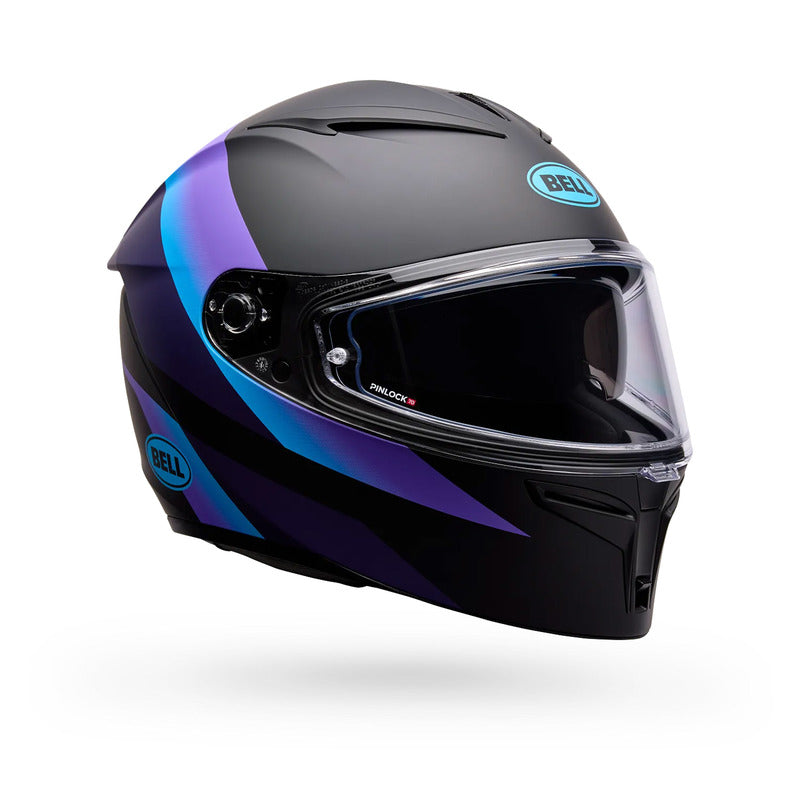 KASK MOTOCYKLOWY BELL LITHIUM PASSION MATTE BLACK PURPLE