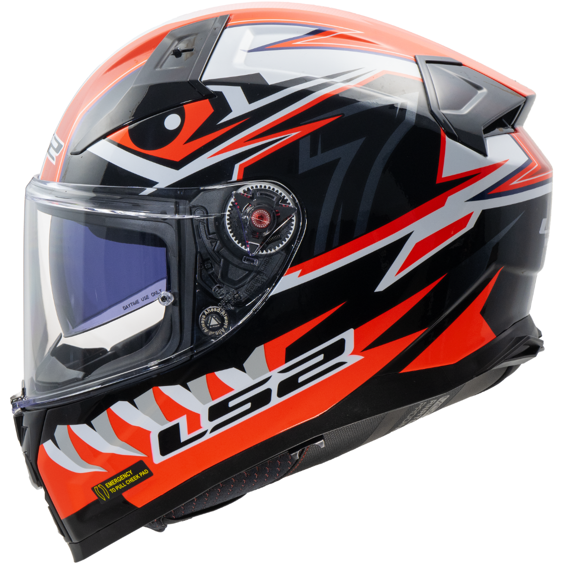 KASK LS2 FF811 VECTOR II BUNTRI BLACK RED-06