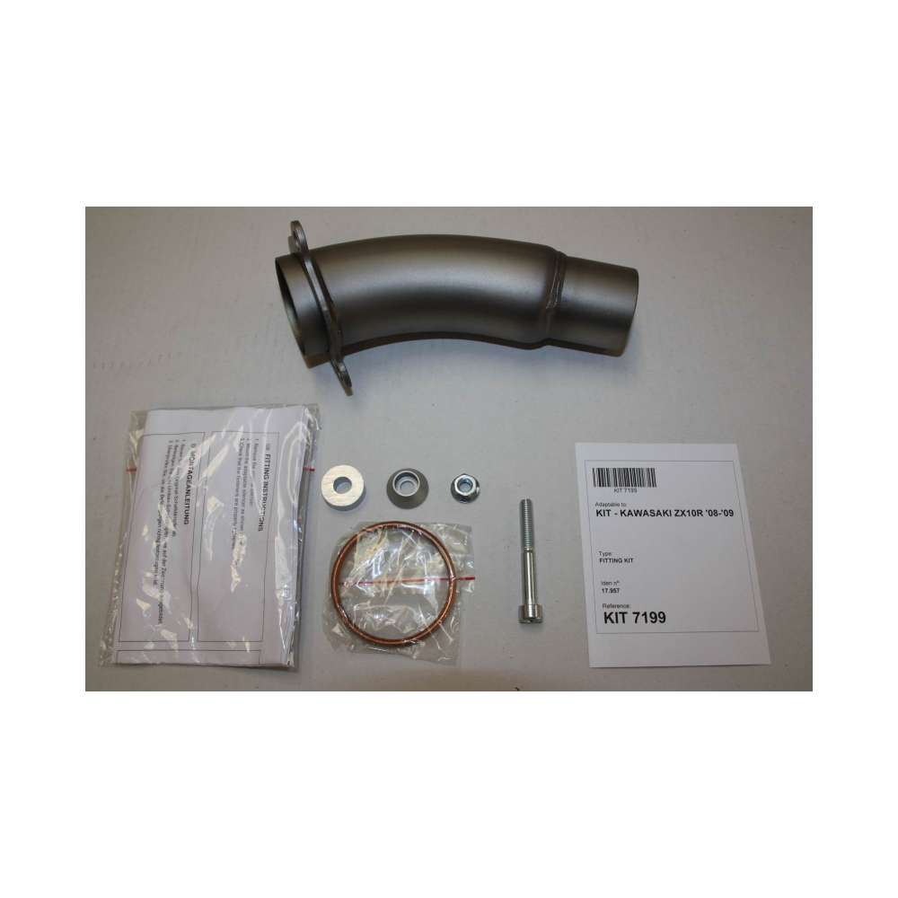 Tłumik IXIL KAWASAKI ZX-10 R 08-10 (ZXT00E), typ SOVE (waga 3000 Gr., długość 423 mm., materiał Inox AISI304, kolor Matt polishe
