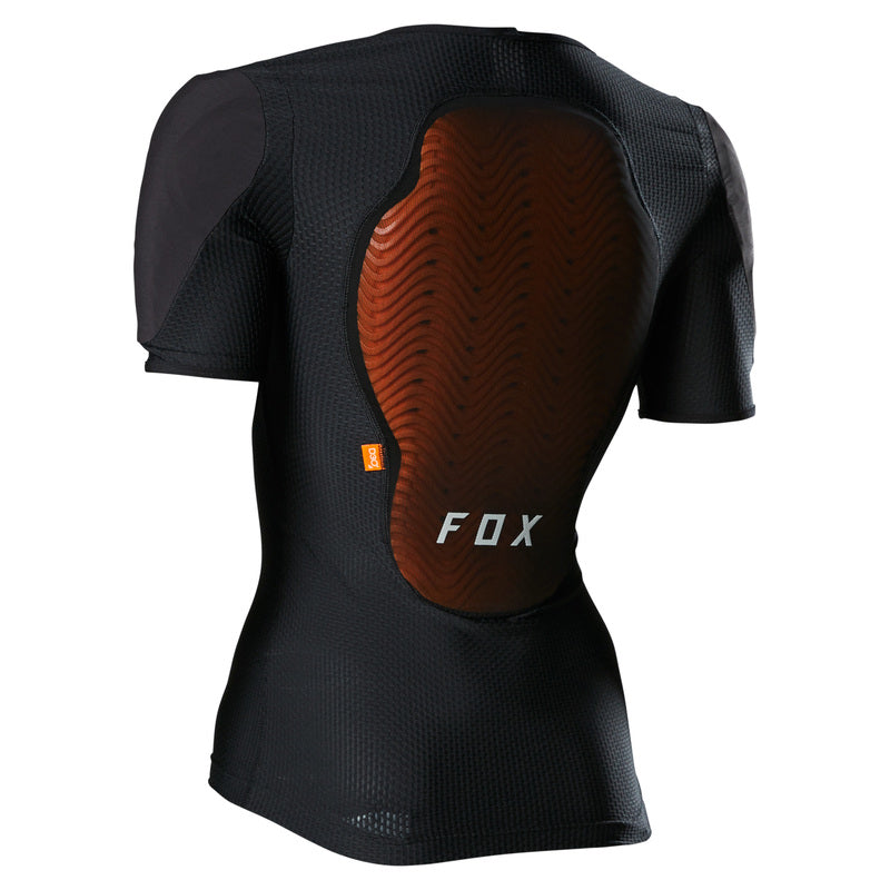 KOSZULKA Z OCHRANIACZAMI DAMSKA FOX BASEFRAME PRO BLACK