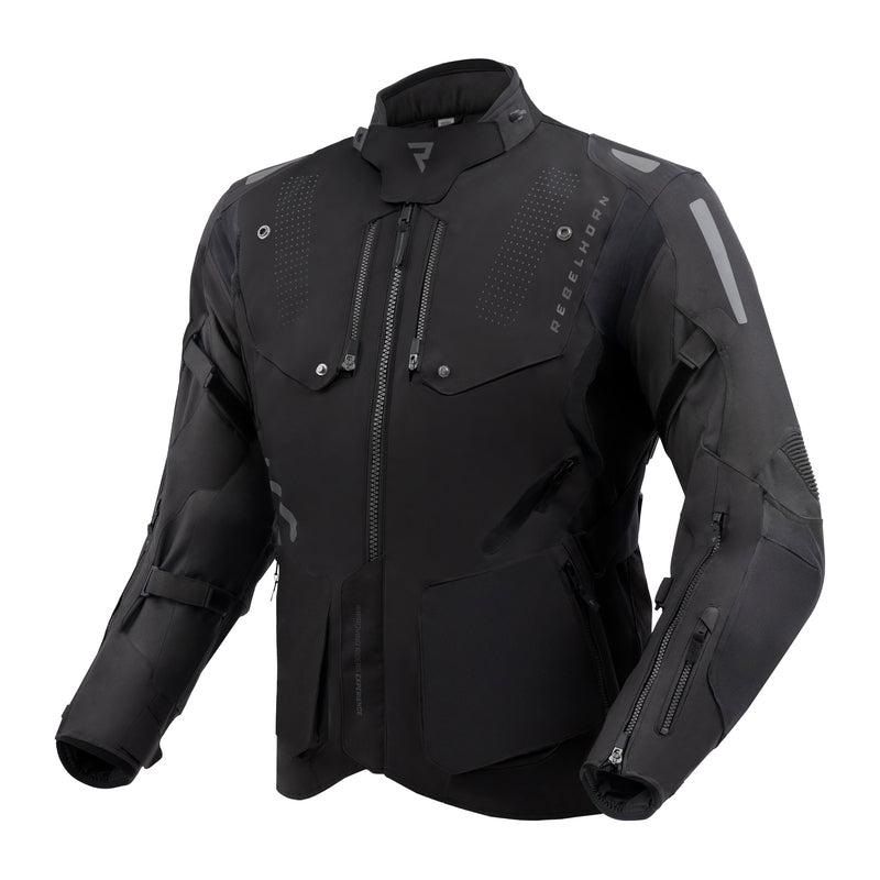 KURTKA MOTOCYKLOWA TEKSTYLNA REBELHORN HIKER 4 BLACK