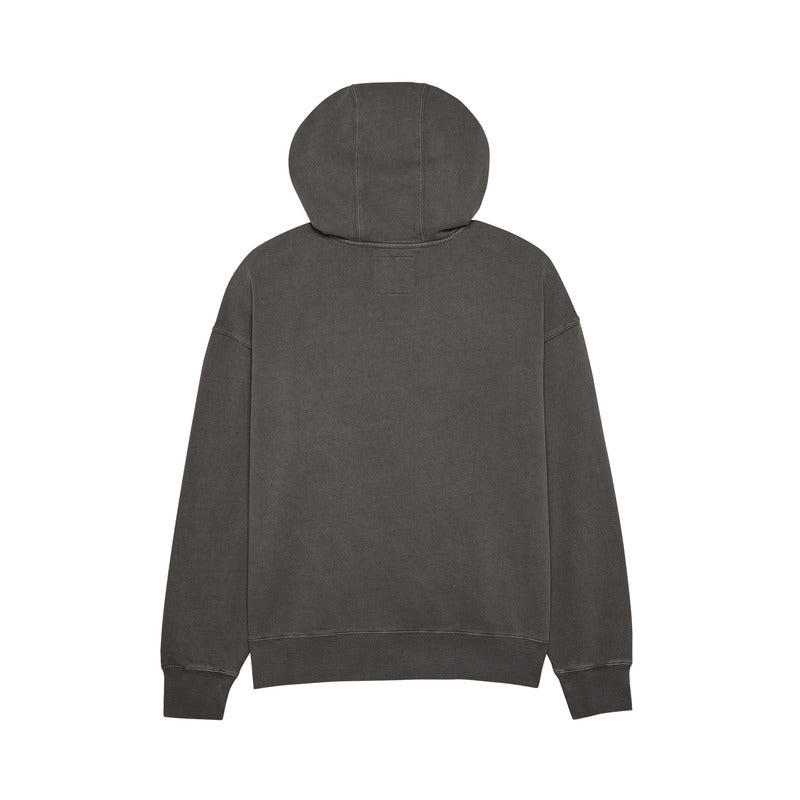 BLUZA Z KAPTUREM FOX WORDMARK OVERSIZED FLEECE PO PEWTER