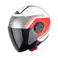 SCORPION KASK EXO-CITY II VITA WHITE-RED