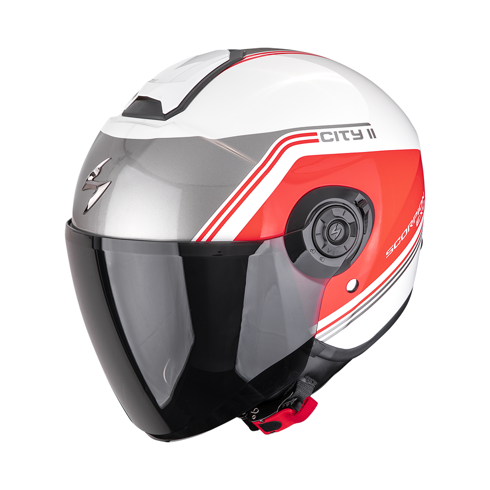 SCORPION KASK EXO-CITY II VITA WHITE-RED