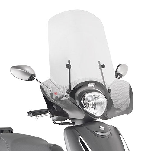 GIVI SZYBA PRZEZROCZYSTA 49,5 x 65,5 cm (H X W) - YAMAHA DELIGHT 125 (21>22)