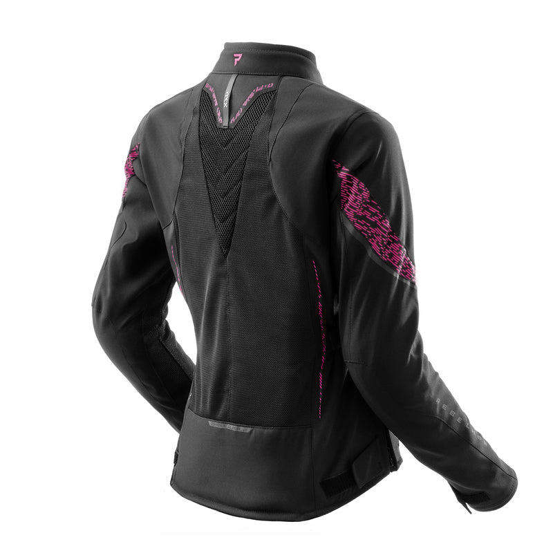 KURTKA MOTOCYKLOWA TEKSTYLNA DAMSKA REBELHORN JAX BLACK PINK WS