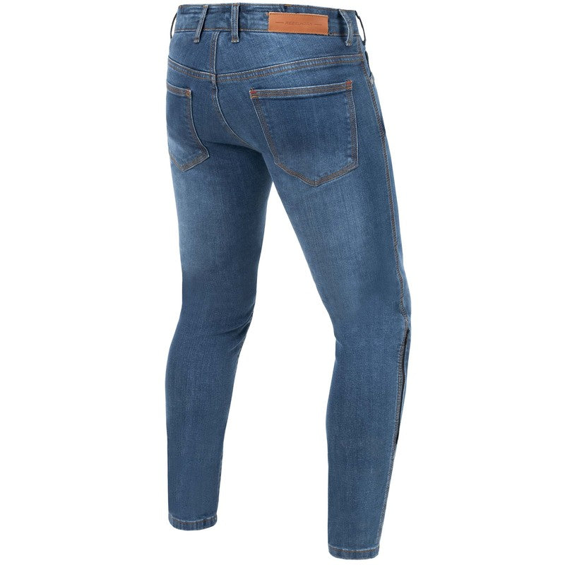 JEANSY MOTOCYKLOWE REBELHORN CLASSIC 3 SKINNY WASHED BLUE – zdjęcie 3