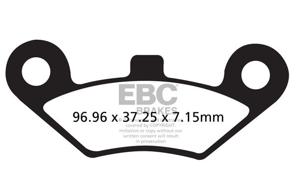 EBC Brakes Klocki hamulcowe EBC FA453R (kpl. na 1 tarcze)