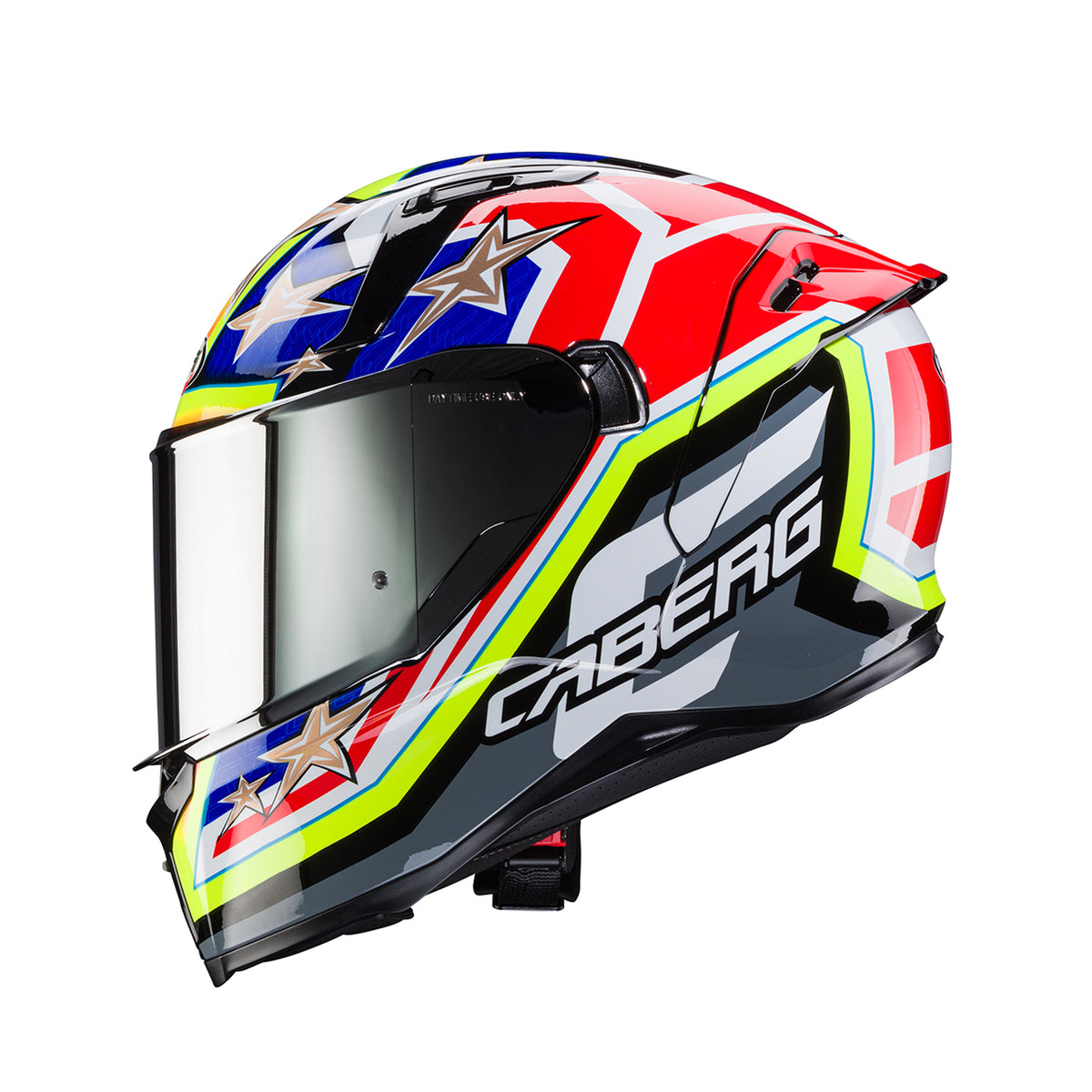 CABERG PROMOCJA KASK INTEGRALNY AVALON X TRUCK KOLOR CZARNY/ŻÓŁTY FLUO/CZERWONY FLUO/NIEBIESKI – zdjęcie 3