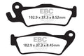 EBC Brakes Klocki hamulcowe EBC FA438HH wzmacniane (kpl. na 1 tarcze)
