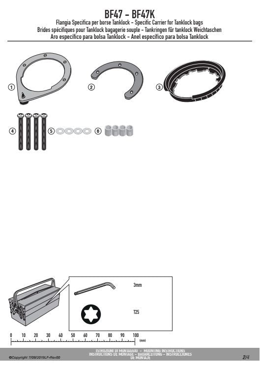 KAPPA MOCOWANIE TANKLOCK BMW R 1200RT (05-13) – zdjęcie 3