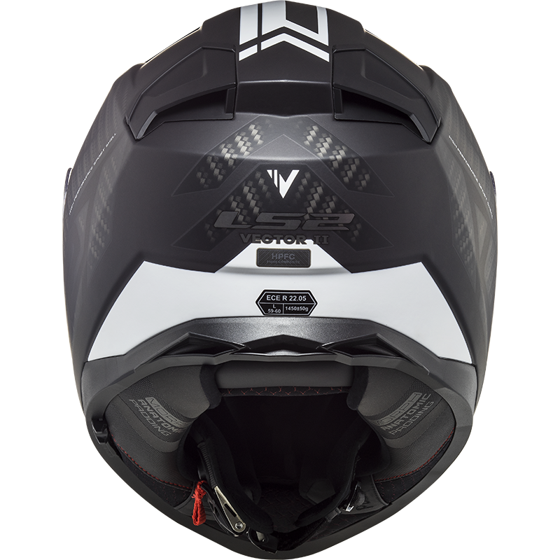 KASK LS2 FF811 VECTOR II SPLITTER BLACK WH.-06