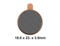 CFA653 - Klocki hamulcowe rowerowe (organiczne) EBC Brakes